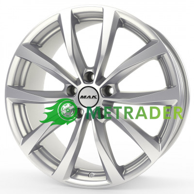 Mak Wolf R17 W7.5 PCD5x114.3 ET48 DIA67.1 Silver