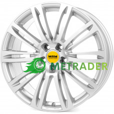 Mam A4 R16 W7 PCD5x100 ET38 DIA63.4 Silver Painted