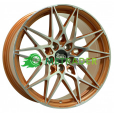 Mam B2 R20 W8.5 PCD5x112 ET30 DIA72.6 Orange Front Polished