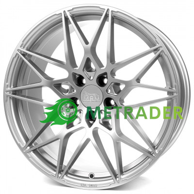 Mam B2 R19 W8.5 PCD5x120 ET35 DIA72.6 Silver Painted