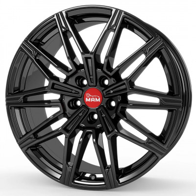 Mam B3N Black Painted R19 W8.5 PCD5x112 ET45 DIA66.6