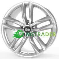 Mam RS3 R16 W7 PCD5x114.3 ET45 DIA72.6 Silver Painted