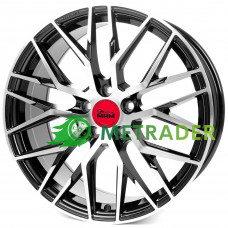 Mam RS4 R19 W8.5 PCD5x120 ET35 DIA72.6 Black Front Polished