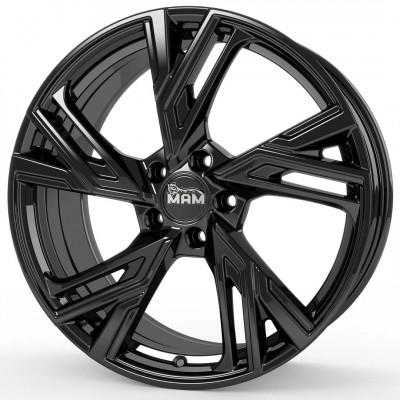Mam RS5 Black Painted R20 W8.5 PCD5x112 ET30 DIA66.6