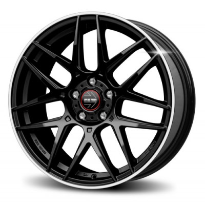 Momo Competizione R17 W7.5 PCD5x100 ET40 DIA72.3 Glossy Black Polished
