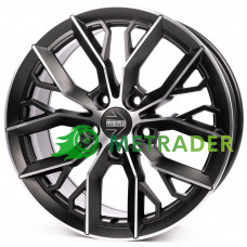 Momo Massimo R16 W7 PCD5x112 ET40 DIA79.6 Matt Black Diamond Cut