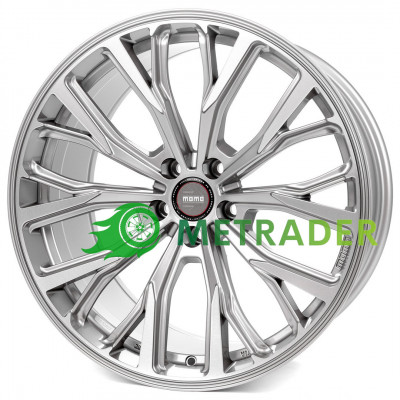Momo RF02 R20 W10 PCD5x120 ET40 DIA72.6 Titan Silver Brushed