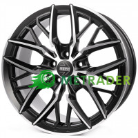 Momo Spider R20 W8.5 PCD5x112 ET45 DIA79.6 Matt Black Diamond Cut