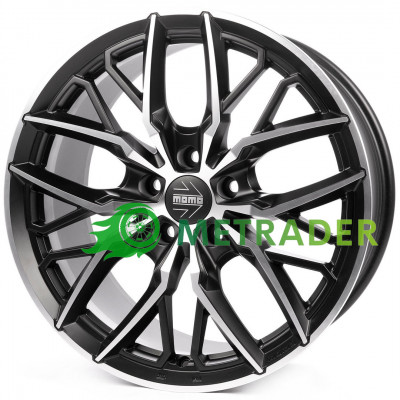 Momo Spider R20 W10 PCD5x120 ET35 DIA72.6 Matt Black Diamond Cut