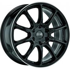 OZ Hyper XT HLT R20 W9 PCD6x114.3 ET38 DIA66.1 Gloss Black Diamond Lip