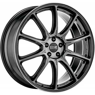 OZ Hyper XT HLT R20 W10.5 PCD5x112 ET18 DIA66.5 Star Graphite Diamond Lip