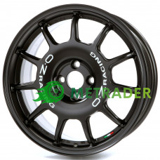 OZ Leggenda R17 W7 PCD4x100 ET30 DIA68.1 Matt Black White Lettering