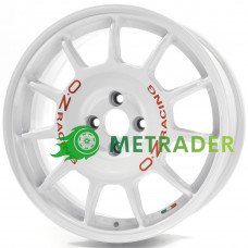 OZ Leggenda R17 W7 PCD4x100 ET30 DIA68.1 Race White Red Lettering