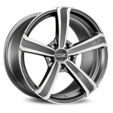 OZ Montecarlo HLT R20 W11 PCD5x130 ET48 DIA71.6 Matt Dark Graphite Diamond Cut