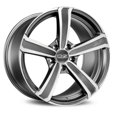 OZ Montecarlo HLT R20 W11 PCD5x130 ET48 DIA71.6 Matt Dark Graphite Diamond Cut