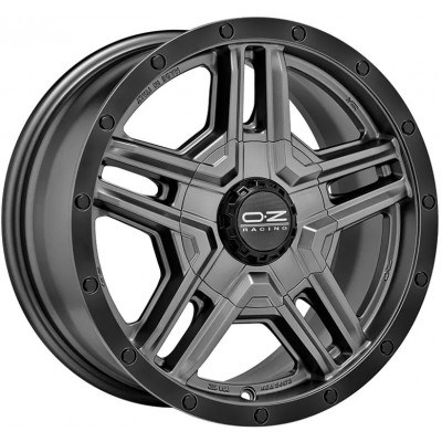 OZ Rally Adventure R17 W8 PCD5x112 ET35 DIA79.1 Matt Graphite Black Lip