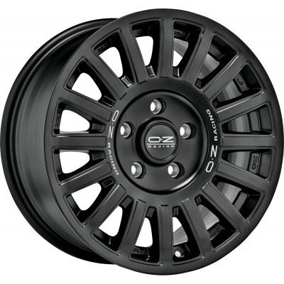 OZ Rally Raid R17 W8 PCD5x127 ET37 DIA71.6 Matt Black Silver Lettering