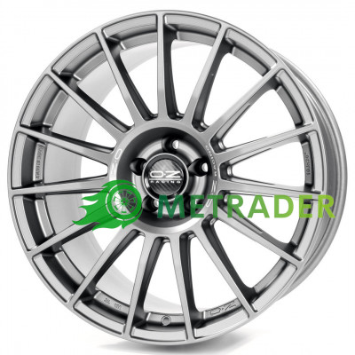 OZ Superturismo Dakar R20 W8.5 PCD5x114.3 ET40 DIA79.1 Matt Graphite Silver Lettering