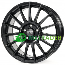 OZ Superturismo LM R19 W9.5 PCD5x114.3 ET45 DIA75 Matt Black Silver Lettering