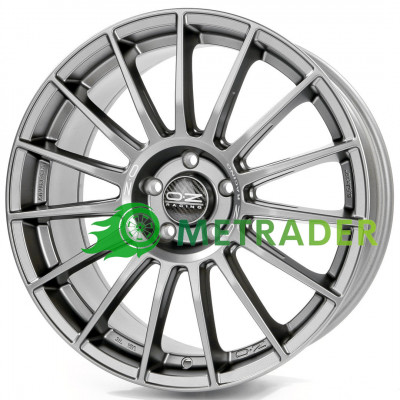 OZ Superturismo LM R19 W8.5 PCD5x114.3 ET38 DIA75.1 Matt Graphite Silver Lettering