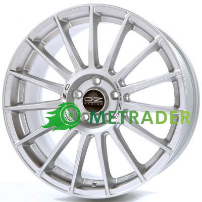 OZ Superturismo LM R19 W8.5 PCD5x112 ET44 DIA75.1 Matt Race Silver Black Lettering