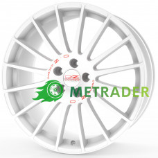 OZ Superturismo WRC R14 W6 PCD4x108 ET15 DIA65.1 Race White + Red Lettering