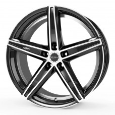 Oxigin 18_E Concave Evolution Black Full Polish R19 W8.5 PCD5x112 ET35 DIA66.6