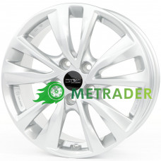 Oxxo Oberon 5 R16 W6.5 PCD5x108 ET50 DIA63.4 Silver