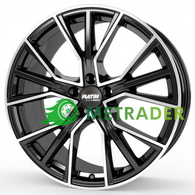 Platin P102 R18 W8 PCD5x112 ET35 DIA66.6 Black Front Polished