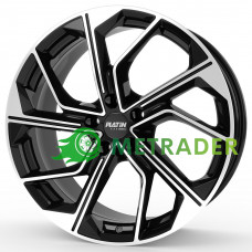 Platin P116 R18 W8 PCD5x112 ET35 DIA66.6 Black Front Polished