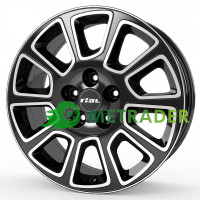 Rial Transporter 2 R18 W7.5 PCD5x120 ET45 DIA65.1 Diamond Black Front Polished