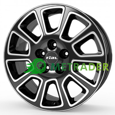 Rial Transporter 2 R16 W6 PCD5x130 ET68 DIA78.1 Diamond Black Front Polished
