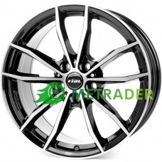 Rial X12 R19 W8 PCD5x112 ET47 DIA66.5 Diamond Black Front Polished