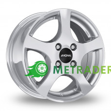 Ronal CA2 R14 W6 PCD4x100 ET30 DIA57 Silver