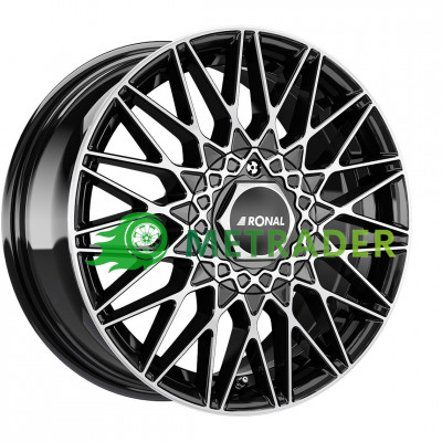 Ronal LSX R16 W7 PCD5x112 ET50 DIA76 Jetblack Polished