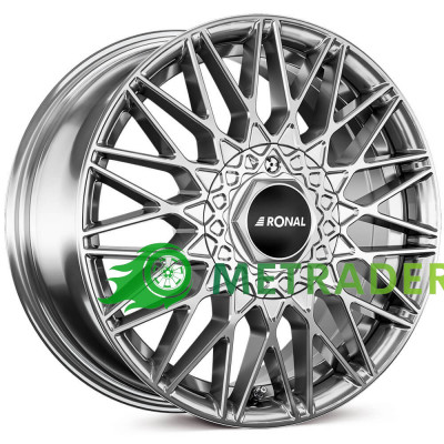 Ronal LSX R16 W7 PCD4x100 ET44 DIA68 Silver Polished