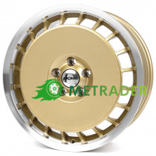 Ronal R50 Aero R18 W8 PCD5x100 ET35 DIA68.1 Racing Gold Polished