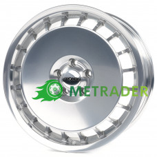 Ronal R50 Aero R18 W8 PCD5x100 ET35 DIA68.1 Silver Polished