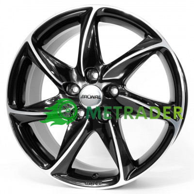 Ronal R51 R20 W8.5 PCD5x114.3 ET35 DIA82.1 Jetblack Polished