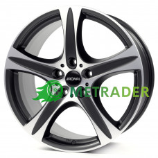 Ronal R55 R18 W8.5 PCD5x127 ET38 DIA71.5 Matt Black Polished