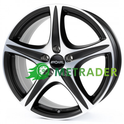Ronal R56 R19 W7.5 PCD5x120 ET44 DIA72.5 Matt Black Polished