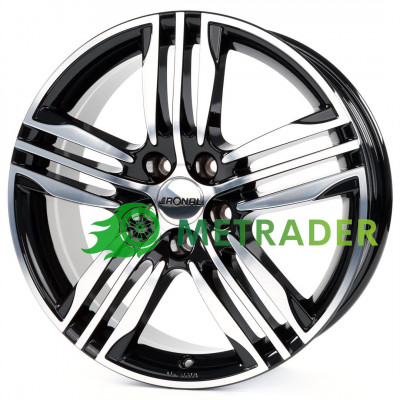 Ronal R57 R19 W7.5 PCD5x114.3 ET50 DIA82.1 Black Polished