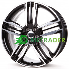 Ronal R58 R22 W10 PCD5x130 ET50 DIA71.6 Black Polished