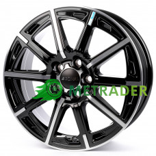 Ronal R60 R16 W6.5 PCD5x108 ET50 DIA76 Jetblack Front Polished
