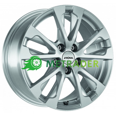 Ronal R61 R17 W7.5 PCD5x112 ET52 DIA76.1 Silver Matt