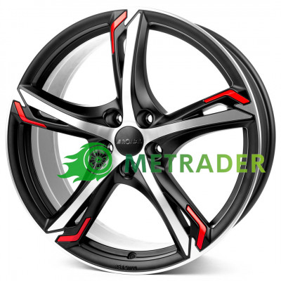 Ronal R62 R19 W8 PCD5x110 ET33 DIA65 Red Jetblack Matt Polished