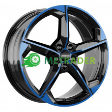 Ronal R66 R19 W8 PCD5x112 ET44 DIA66.5 Jetblack Blue Tinted
