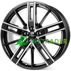 Ronal R67 R18 W8 PCD5x114.3 ET40 DIA82 Jetblack Front Polished