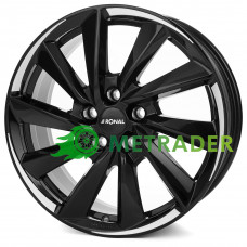 Ronal R70 R18 W7.5 PCD5x112 ET49 DIA66.5 Jetblack White Tail