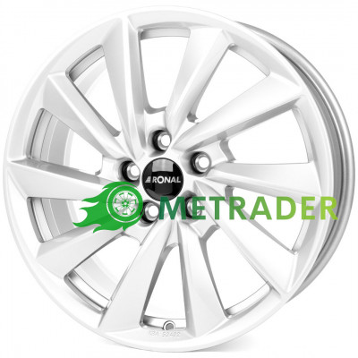 Ronal R70 R18 W7.5 PCD5x108 ET50 DIA76 Platinum Silver